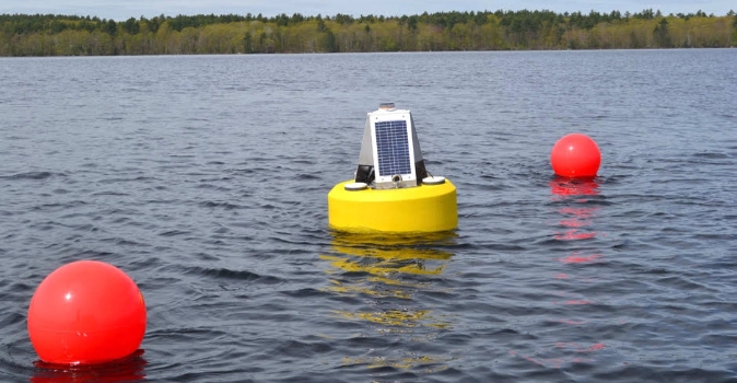 Submerged Sensors of Sebago Lake