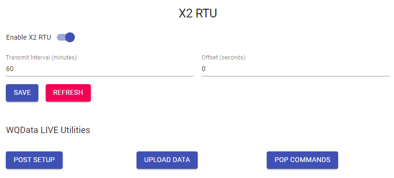 X2 RTU camera features