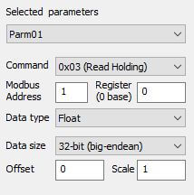 Example parameter settings for "Signal Value". 