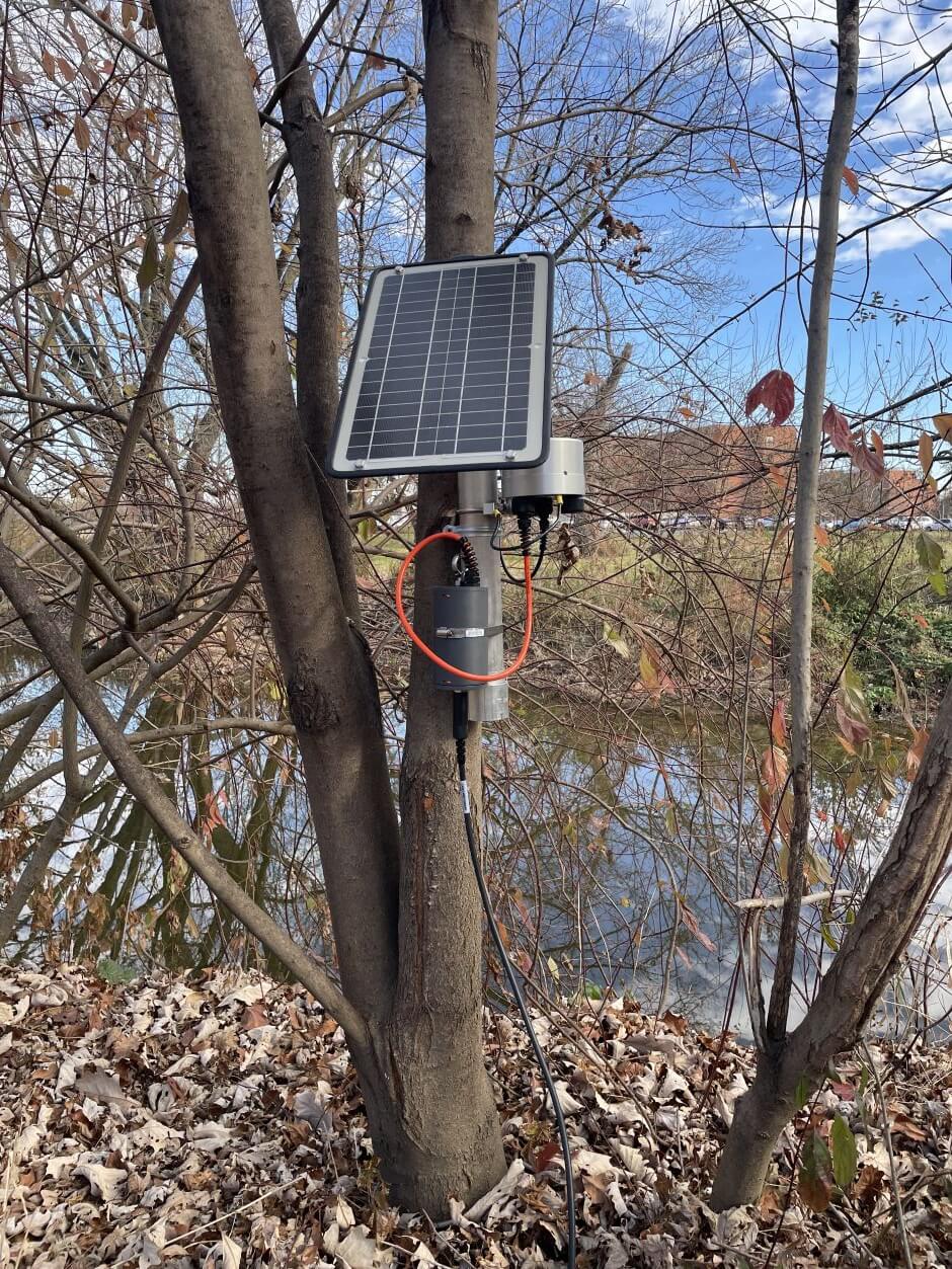 The first X3 telemetry unit was installed at LCCD along Little Conestoga Creek.