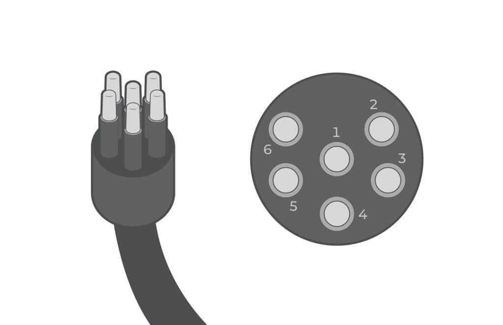 NexSens MCIL-6 Male Cable Assemblies (MCIL-6-M-X)