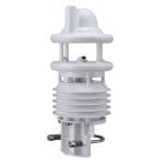Lufft WS700 smart weather sensor with U-bolt installed.