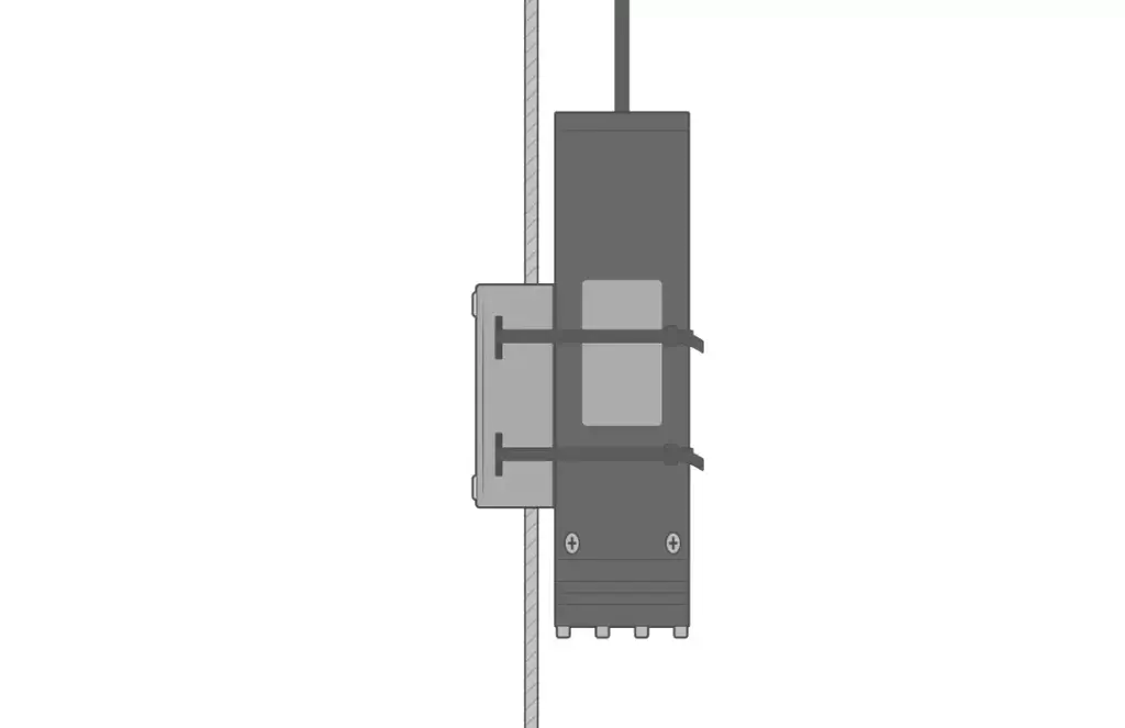 Use the NexSens Instrument Mooring Clamp to securely attach the Eureka sonde to a sensor mooring line at the desired depth in the water column.